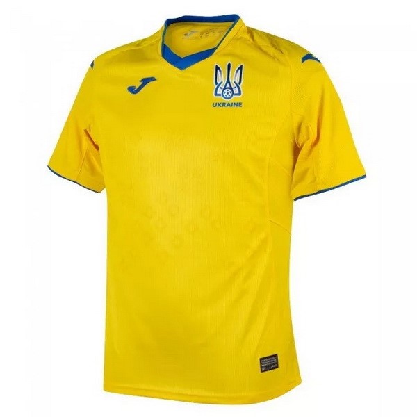 Thailande Maillot Football Ukraine Domicile 2021 Jaune